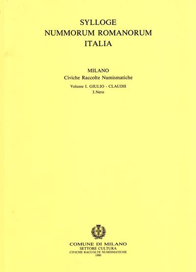 Martini, R. - Sylloge Nummorum Romanorum Italia. Vol. I. Giulio-claudii (nero). Milan, 1990
