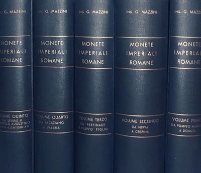 Mazzini, G. - Monete Imperiali Romane (5 Vols.). Milan, 1957-1958