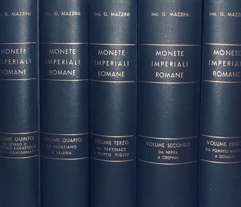 Mazzini, G. - Monete Imperiali Romane (5 Vols.). Milan, 1957-1958