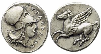 Sicily, Syracuse, Time Of Timoleon And The Third Democracy (344-317 Bc), Stater; Ar (8,35 G; 21,7...