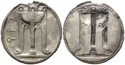 Bruttium. Kroton (C. 530-500 Bc), Stater; Ar (7,20 G; 28 MM)