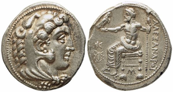 Kings of Macedon, Alexander III 'The Great' (336-323 BC), Tetradrachm; AR (17,27 g; 25,4 mm)