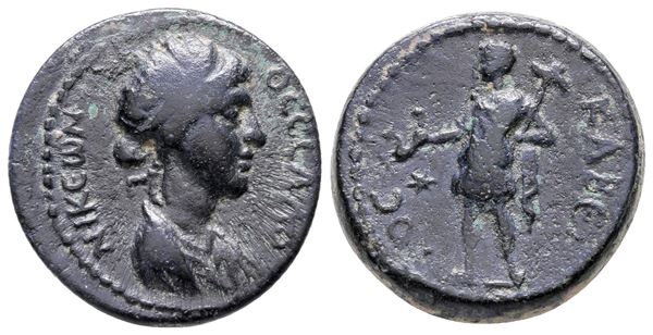 Macedon, Thessalonica. Time of Antoninus Pius (138-161). Æ (22 mm, 8.15 g).