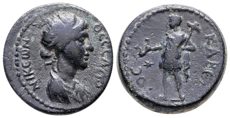 Macedon, Thessalonica. Time Of Antoninus Pius (138-161). Æ (22 MM, 8.15 G).