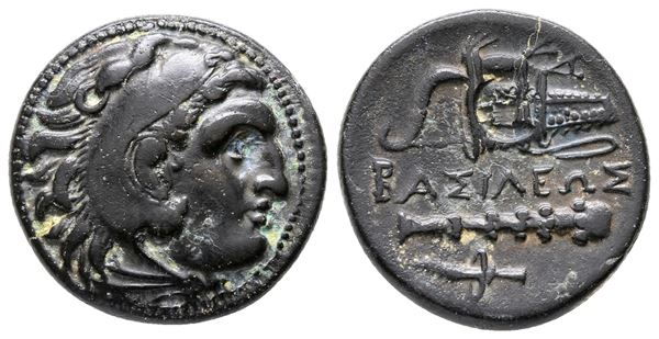 Kings of Macedon, Alexander III ‘the Great’ (336-323 BC). Æ Unit (20 mm, 5.81 g).