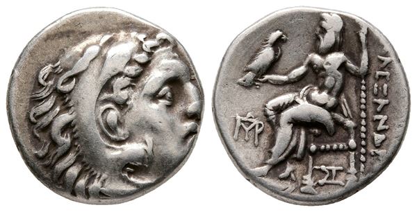 Kings of Macedon, Antigonos I Monophthalmos (Strategos of Asia, 320-306/5 BC, or king, 306/5-301 BC). AR Drachm (17 mm, 4.07 g).