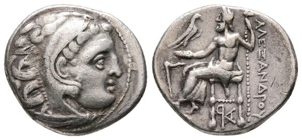 Kings of Macedon, Antigonos I Monophthalmos (Strategos of Asia, 320-306/5 BC, or king, 306/5-301 BC). AR Drachm (17 mm, 3.78 g).