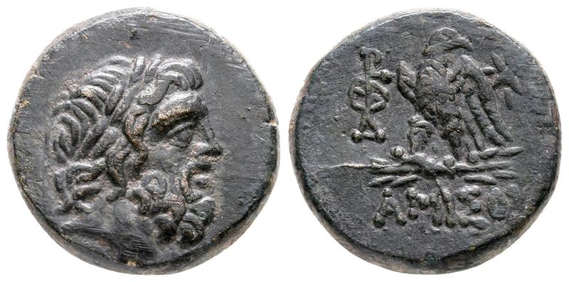 Pontos, Amisos, Time Of Mithradates Vi Eupator, C. 85-65 Bc. Æ (21 MM, 7.90 G).