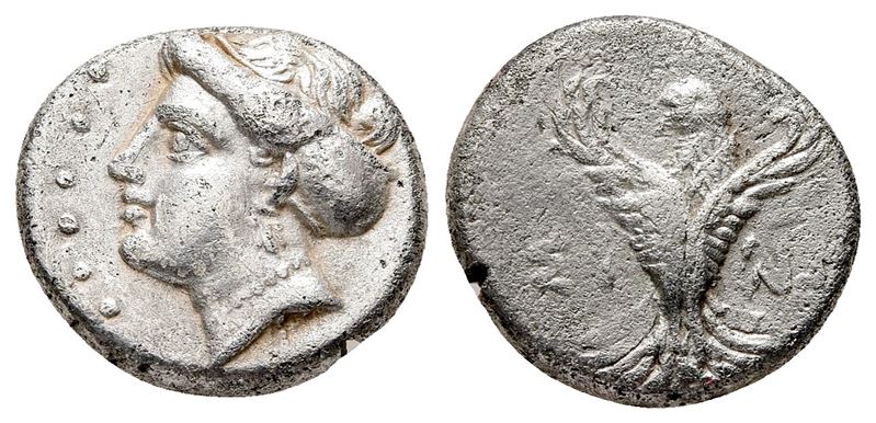 Paphlagonia, Sinope, Late 4th-3rd Century Bc. Ar Hemidrachm (14 MM, 2.92 G).