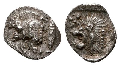 Mysia, Kyzikos, C. 450-400 Bc. Ar Hemiobol (9 MM, 0.37 G).