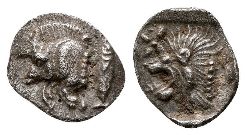 Mysia, Kyzikos, C. 450-400 Bc. Ar Hemiobol (9 MM, 0.37 G).