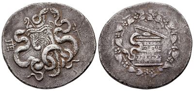 Mysia, Pergamon, C. 166-67 Bc. Ar Cistophoric Tetradrachm (29 MM, 12.07 G).