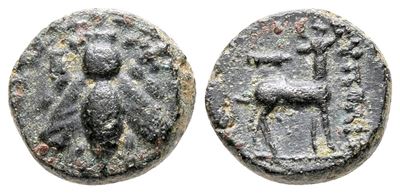 Ionia, Ephesos, C. 200 Bc. Æ (12 MM, 2.35 G).