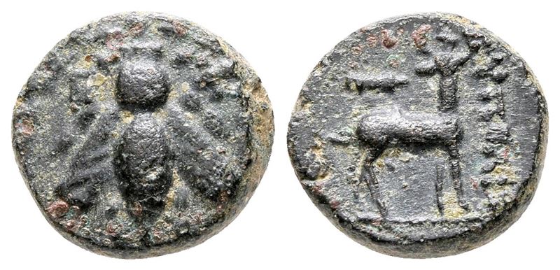 Ionia, Ephesos, C. 200 Bc. Æ (12 MM, 2.35 G).