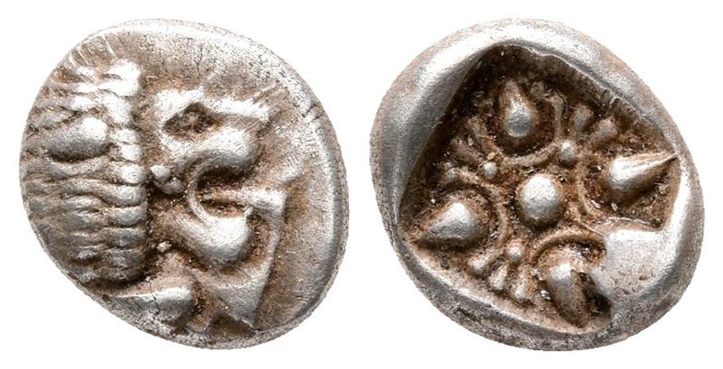 Ionia, Miletos, Late 6th-early 5th Century Bc. Ar Diobol (11 MM, 1.20 G).