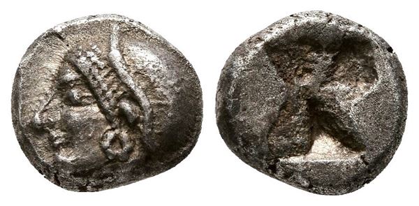 Ionia, Phokaia, c. 510-494 BC. AR Diobol (9 mm, 1.27 g).