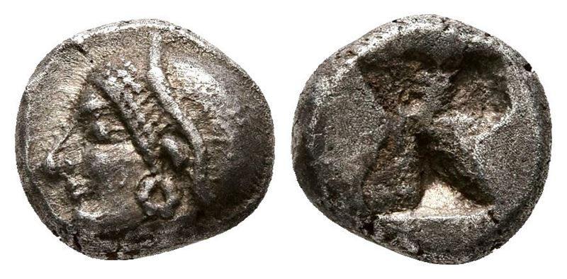 Ionia, Phokaia, C. 510-494 Bc. Ar Diobol (9 MM, 1.27 G).