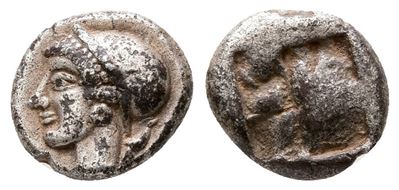 Ionia, Phokaia, C. 510-494 Bc. Ar Diobol (10 MM, 1.29 G).
