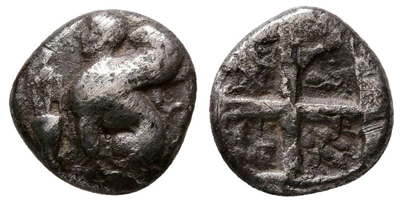 Islands Of Ionia, Chios, C. 400-380 Bc. Ar Hemidrachm (11 MM, 1.66 G).