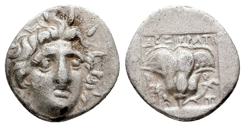 Islands Of Caria, Rhodos. Rhodes, C. 170-150 Bc. Ar Hemidrachm (12 MM, 1.19 G).