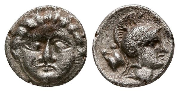 Pisidia, Selge, c. 350-300 BC. AR Obol (10 mm, 0.90 g).