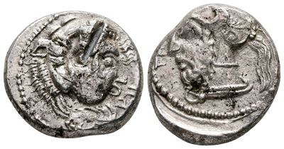 Cilicia, Tarsos. Pharnabazos (380-374/3 Bc). Ar Stater (21 MM, 9.59 G).