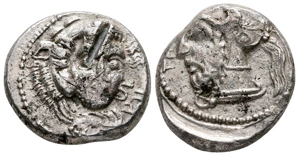 Cilicia, Tarsos. Pharnabazos (380-374/3 BC). AR Stater (21 mm, 9.59 g).