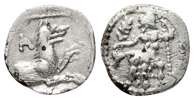 Lycaonia, Laranda, C. 324/3 Bc. Ar Obol (11 MM, 0.60 G).