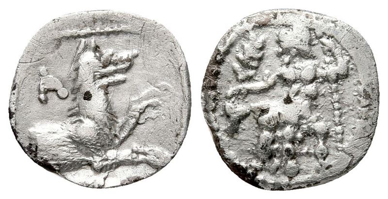 Lycaonia, Laranda, C. 324/3 Bc. Ar Obol (11 MM, 0.60 G).