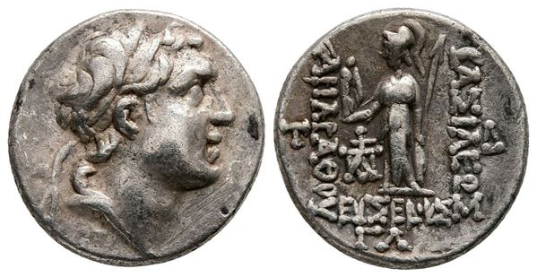 Kings of Cappadocia, Ariarathes V Eusebes Philopator (c. 163-130 BC). AR Drachm (17 mm, 4.07 g).