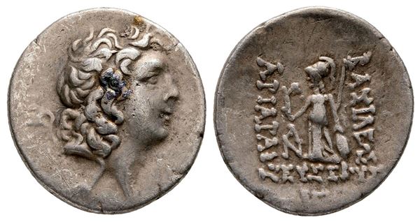 Kings of Cappadocia, Ariarathes IX Eusebes Philopator (101-87 BC). AR Drachm (18 mm, 3.77 g).
