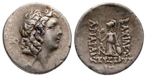 Kings of Cappadocia, Ariarathes IX Eusebes Philopator (101-87 BC). AR Drachm (18 mm, 3.77 g).  - Auction Greek, Roman and Byzantine Coins	 - Bertolami Fine Art - Prague