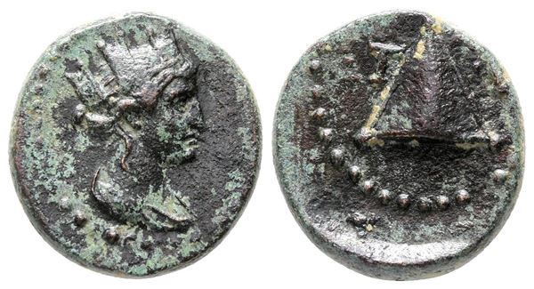 Cappadocia, Caesarea. Time of Trajan (98-117). Æ (17 mm, 4.40 g).