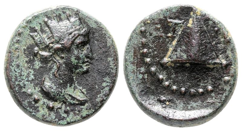 Cappadocia, Caesarea. Time Of Trajan (98-117). Æ (17 MM, 4.40 G).