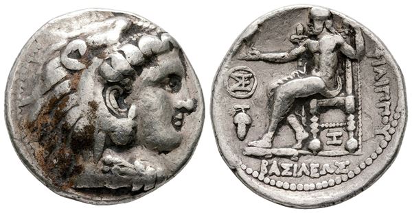 Seleukid Kings, Seleukos I Nikator (Satrap, 321-315 BC). AR Tetradrachm (27 mm, 17.03 g).