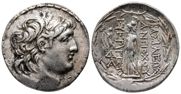 Seleukid Kings, Antiochos VII Euergetes (138-129 BC). AR Tetradrachm (30 mm, 16.26 g).