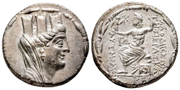 Seleukis and Pieria, Laodicea ad Mare, 78/7-17/6 BC. AR Tetradrachm (24 mm, 15.18 g).  - Auction Greek, Roman and Byzantine Coins	 - Bertolami Fine Art - Prague