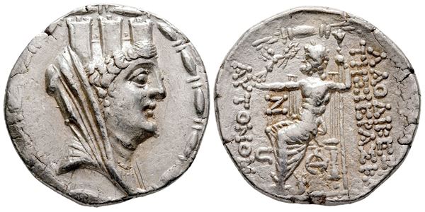 Seleukis and Pieria, Laodicea ad Mare, 78/7-17/6 BC. AR Tetradrachm (28 mm, 15.18 g).