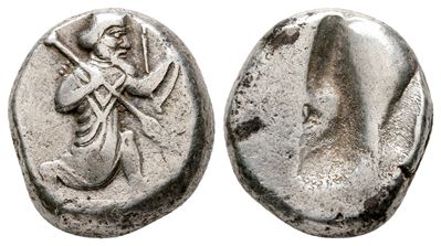 Achaemenid Kings Of Persia, C. 485-420 Bc. Ar Siglos (16 MM, 5.51 G).
