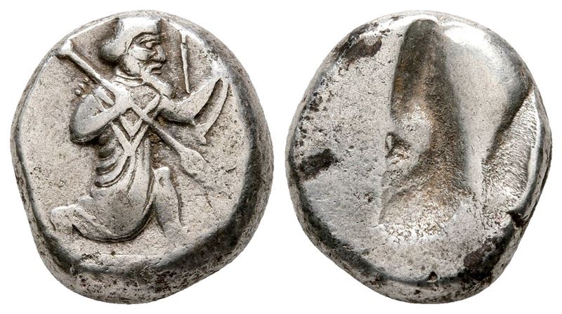 Achaemenid Kings Of Persia, C. 485-420 Bc. Ar Siglos (16 MM, 5.51 G).