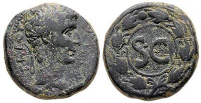 Augustus (27 Bc-ad 14). Seleucis And Pieria, Antioch. Æ (27 MM, 16.67 G).