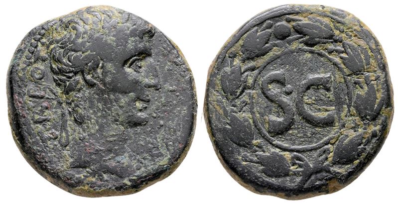Augustus (27 Bc-ad 14). Seleucis And Pieria, Antioch. Æ (27 MM, 16.67 G).