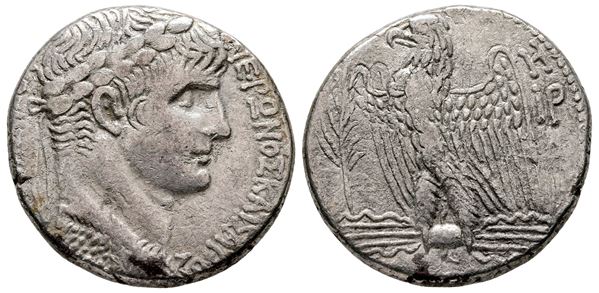 Nero (54-68). Seleucis and Pieria, Antioch. AR Tetradrachm (27 mm, 13.48 g).