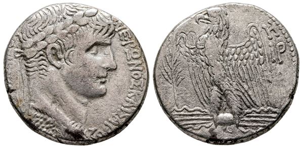 Nero (54-68). Seleucis and Pieria, Antioch. AR Tetradrachm (27 mm, 13.48 g).