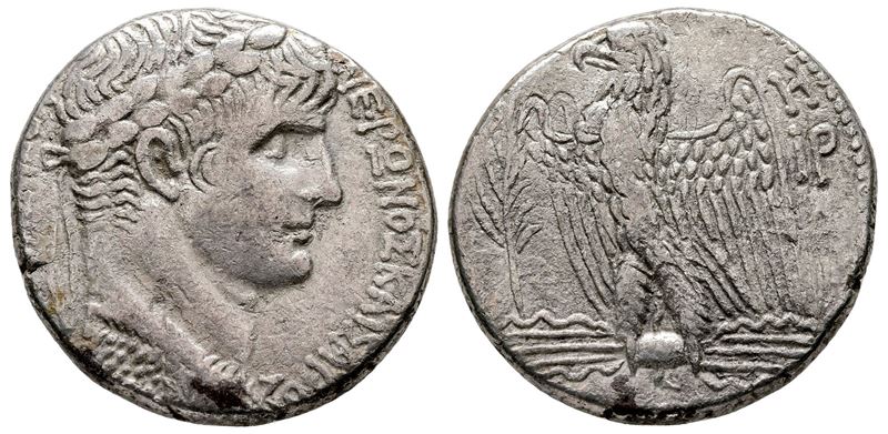 Nero (54-68). Seleucis And Pieria, Antioch. Ar Tetradrachm (27 MM, 13.48 G).