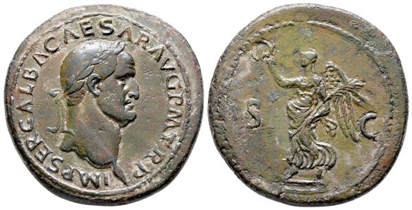 Galba (68-69). Æ Sestertius (36 mm, 24.50 g).