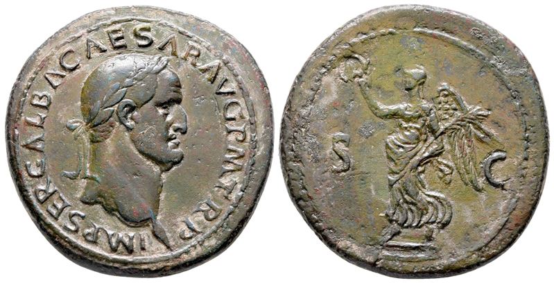 Galba (68-69). Æ Sestertius (36 MM, 24.50 G).