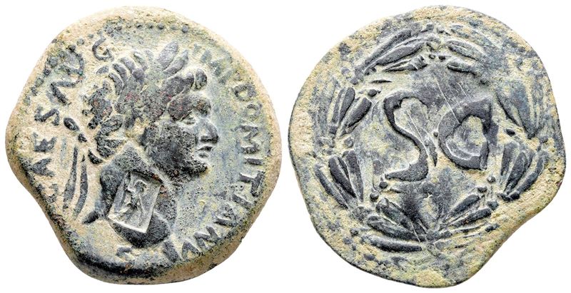 Domitian (81-96). Seleucis And Pieria, Antioch. Æ As (29 MM, 13.18 G).