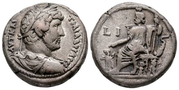 Hadrian (117-138). Egypt, Alexandria. BI Tetradrachm (24 mm, 13.33 g).