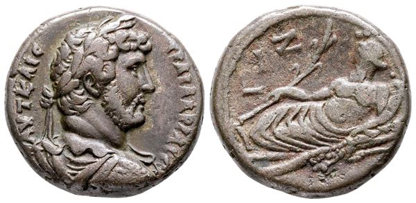Hadrian (117-138). Egypt, Alexandria. BI Tetradrachm (24 mm, 13.14 g).